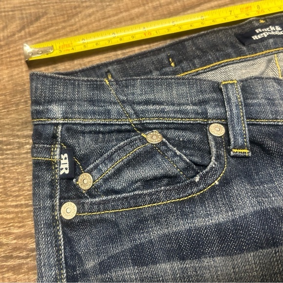 Rock & Republic LONG Sz.30 jeans in mint/new condition- these are in pristine c - Picture 9 of 12